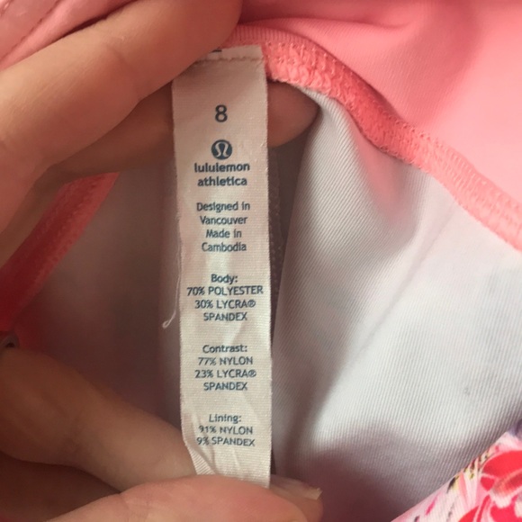 Lululemon Flowabunga floral crop inspire leggings - Picture 3 of 4